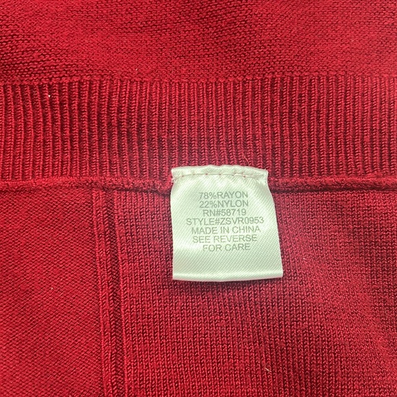 NY Collection Open Front Cardigan - Picture 7 of 7